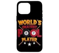 Billiard Design For The World's Okayest Pool Player Case for iPhone 16 Pro Max
