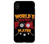 Billiard Design For The World's Okayest Pool Player Case for iPhone XS Max