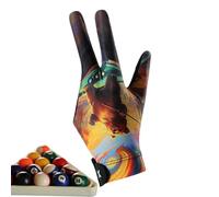 Billiard Gloves - 23cm Full Finger Pool Gloves | Left Hand Professional Smooth Elastic Ice Silk | Breathable Non-Slip Thin | Snookêr Cue Billiards Practice