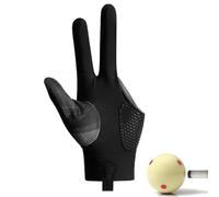 Billiard Gloves - Billiard Gloves, Snooker Cue Sports Gloves, Thick Wrist Design | 3 Finger Pool Gloves, Three Finger Pool Gloves, Comfortable Billiard Gloves for My