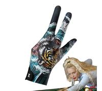 Billiard Gloves for Left Hand | Gloves for Billiards Left Hand - Adjustable and Comfortable for Unisex Adults, Youth and Cyclists