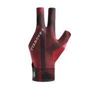 Billiard Gloves - Three Finger Billiard Gloves, Billiards Gloves for Pool Players | Anti Slip Breathable Sweat Absorbing Billiard Gloves Sports Gloves for Right and Left- Cue