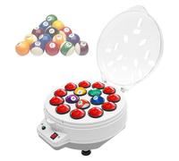 Billiard Pool Ball Cleaner Polishing Machine Automatic Pool Ball Cleaner and Polisher, 180W Electric Billiard Ball Cleaning Machine with Removable Accessories for Efficient Maintenance