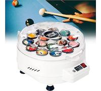 Billiard Pool Ball Cleaner Polishing Machine Automatic Pool Ball Cleaner and Polisher, 2-in-1 Machine for Effortless Maintenance, One-Button Operation, Compatible with Snooker and Billiard B