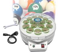 Billiard Pool Ball Cleaner Polishing Machine Billiard Cleaning Machine Pool Ball Cleaning Machine, Pool Ball Polisher with Aluminum Alloy Turntable, Automatic Electronic Cleaner, Pool Ball C