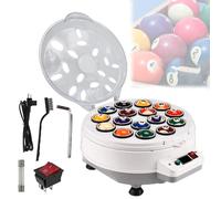 Billiard Pool Ball Cleaner Polishing Machine Pool Ball Polisher, Billiards Cleaning Automatic Cleaning Electronic Ball Cleaning Machine Pool Ball Cleaner Suitable for Billiards Ball Set Snoo