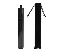 Billiard Pool Cue Extender Premium 8 Inch Carbon Fiber Extension Stick With Rubber Rear Plug For Professional Players And Practice Sessions