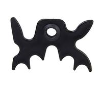 Billiard Pool Cue Stick Reusable Plastic Slip-On Moosehead Bridge Head Reusable Plastic BlackDeft and Professional