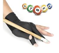 Billiard Pool Glove, 3 Finger Pool Gloves, Wear-Resisting Pool Glove, 3 Sports Accessories Gloves, Billiard Left Hand, Men's Billiard Gloves, Left Billiard Gloves, Right Hand Cue