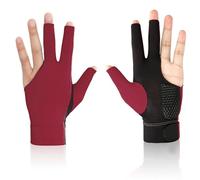 Billiard Pool Glove, 3 Finger Pool Gloves, Wear-Resisting Pool Glove, 3 Sports Accessories Gloves, Billiard Left Hand, Men's Billiard Gloves, Left Billiard Gloves, Right Hand Cue