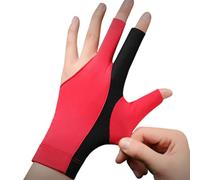 Billiard Pool Gloves | Breathable Non-Slip Gloves | Stretch Fit Design with Quick-Dry Fabric for Smooth Cue Control | Comfortable Elastic Glove for Right or Left Hand Use on Pool Tables and Ma