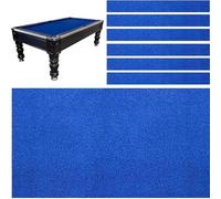 Billiard Pool Table Cushion Set - Professional Tablecloth with 6 Cloth Strips, Felt Pad for Home, Clubs, and Bars - 8ft