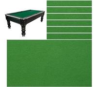 Billiard Pool Table Cushion Set - Professional Tablecloth with 6 Cloth Strips, Felt Pad for Home, Clubs, and Bars - 8ft