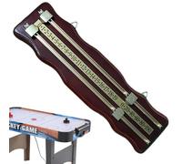 Billiard Score Board, Shuffleboard Score Keeper - Wood Billiard Scorer Score Keeper & Scoreboard,Wood Sport Scoreboard, Reusable Billiard Goalie, Easy to Read for 2 Players, Soccer Billiards