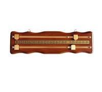 Billiard Score Board, Wood Billiard Scorer Score Keeper & Snooker Scoreboard, Easy To Read Sport Scoreboard, Reusable Billiard Scorekeeper for 2 Player, Football Billiard