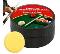 Billiard Shine Restorer - 50g Cleaning Maintenance Wax for Cues | Premium Polishing Paste with High Gloss Finish, Protective Sealant & Friction Reducer for Sport, Outdoor and Stick