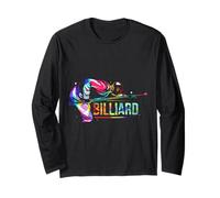 Billiard Snooker Eight Ball Pool Player Pub Long Sleeve T-Shirt