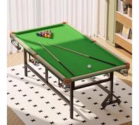 Billiard Table,5-Point Training Foldable Pool Table,Family Fun,Create Your Home Game Room(Brass 2.2m)