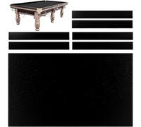 Billiard Table Cloth Felt - Professional Snooker Coverage with Cushion Strips and 6 Bottom Cloth for Versatile Games, Fits 7ft, 8ft, and 9ft Tables