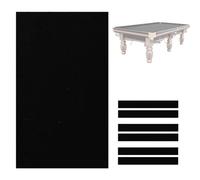 Billiard Table Cloth Replacement Set, Worsted Wool Blend Felt with 6 Rail Strips, Fast Speed and Durable for 7ft, 8ft, and 9ft Pool Tables