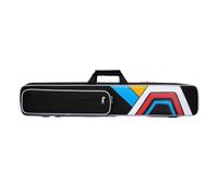 Billiard with White Edge Piping for Pool Shaft Transport Oxford Cloth Bag with Rounded Corners and Front Pocket Suitable for League Nights