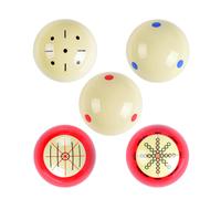 Billiards Cue Ball Practice Training Artifact Practice Balls With Standard Lines And Dots Suitable For American Eight Ball