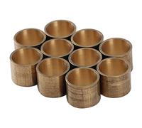 Billiards Cue Brass Tip Repair Tool Accessories, Durable Copper Pool Ferrules for Long-Term Use, 10pcs for Snooker Players (10MM【Toothless】)