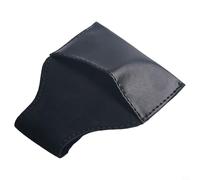 Billiards Cue Chalk Holder for Snooker Pool - Pu Leather Pouch Storage Bag Having Belt Loop 12 X 10 Cm Black (1 Pack)