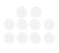 Billiards Cue Tip Pads, 10pcs Disk Ferrule Snooker Clear 14mm Transparent Washer Tip Angle Washer for Pool Cue Accessories