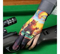 Billiards Glove 3 Finger - Left Hand Pool Mittens With 3 Finger | Elastic Adjustable Billiard Cue Accessories For Cyclists Golfers Athletes Women Youth Teens Dad Mom