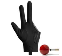 Billiards Gloves for Unisex | Sport Gloves | Billiard Pool, Cue Shooters, Splicing Process, 3 Fingers Pool, Left/Right Hand, Universal Size for