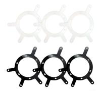 Billiards Kick Off Stickers 6 Pack - Pool Training Aid for Billiard Ball Placement, Compatible with Standard Billiard Tables, White and Black(Black and White)