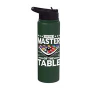 Billiards Master of the Table 8 Ball Funny Pool Stainless Steel Insulated Water Bottle