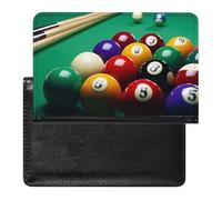 Billiards Passport Holder ID Card Protector Case Holder Travel Pack Unisex-adult Waterproof Passport