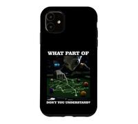 Billiards Physics Alien Nerd Pool Player Case for iPhone 11