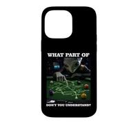 Billiards Physics Alien Nerd Pool Player Case for iPhone 14 Pro Max