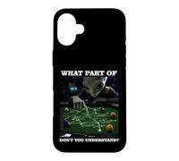 Billiards Physics Alien Nerd Pool Player Case for iPhone 16 Plus