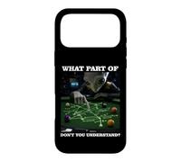 Billiards Physics Alien Nerd Pool Player Case for iPhone 17 Pro Max