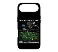Billiards Physics Alien Nerd Pool Player Case for iPhone Air