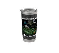 Billiards Physics Alien Nerd Pool Player Stainless Steel Insulated Tumbler