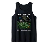 Billiards Physics Alien Nerd Pool Player Tank Top