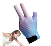 Billiards Pool Cue Gloves, Sport Billiards Unisex Pool Cue Gloves, Elastic Ice Silk Fabric Billiard Equipment for Amateur and Professional Players