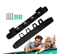 Billiards Pool Cue Rack - 6 Sticks Wall-Mounted Pool Cue Rack, snookerr Stick Holder For Billiard Clubs | Organizerr Stylish Storage Solution Home Game Room Bar Pub Accessory For Sticks Set Display