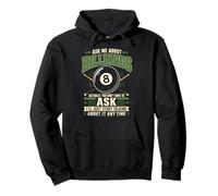 Billiards Pool Player Ball Ask Me About Billiards Actually, Pullover Hoodie