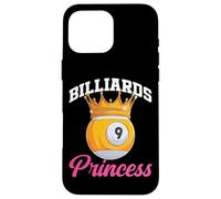 Billiards Pool Player Ball Girl Billiards Princess Case for iPhone 16 Pro Max