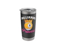 Billiards Pool Player Ball Girl Billiards Princess Stainless Steel Insulated Tumbler
