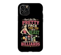 Billiards Pool Player Ball Girl Don't Let The Pretty Face Case for iPhone 11 Pro