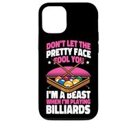 Billiards Pool Player Ball Girl Don't Let The Pretty Face Case for iPhone 12/12 Pro