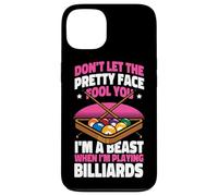 Billiards Pool Player Ball Girl Don't Let The Pretty Face Case for iPhone 13