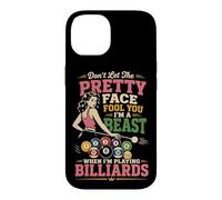 Billiards Pool Player Ball Girl Don't Let The Pretty Face Case for iPhone 14